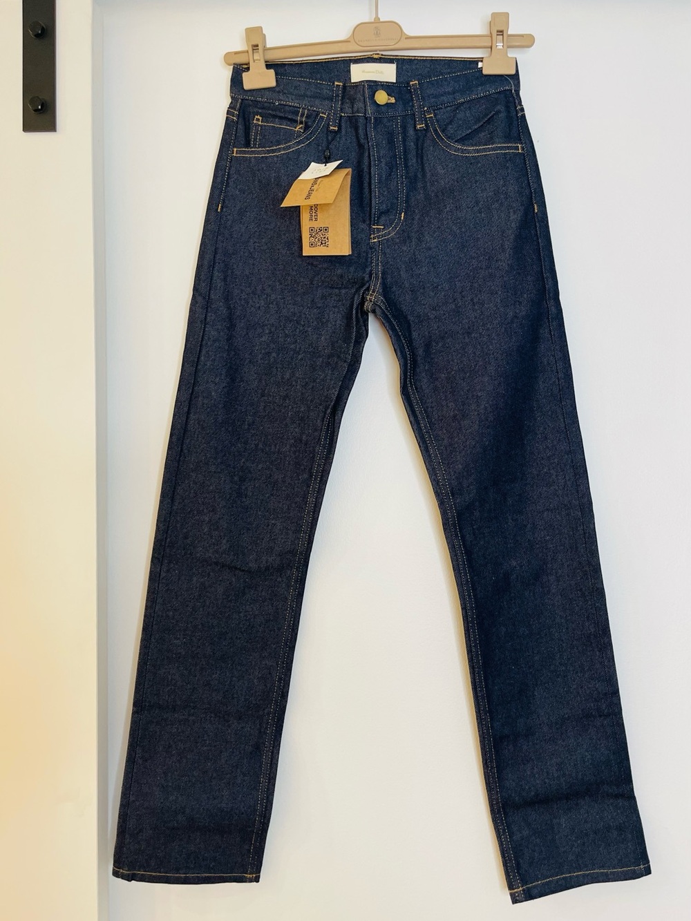 Massimo Dutti Women’s Indigo Straight Jeans Size 34(2 US)